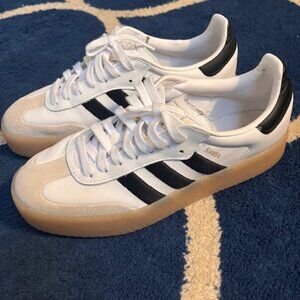 adidas Sambae White Black Gum (Women's) 8.5